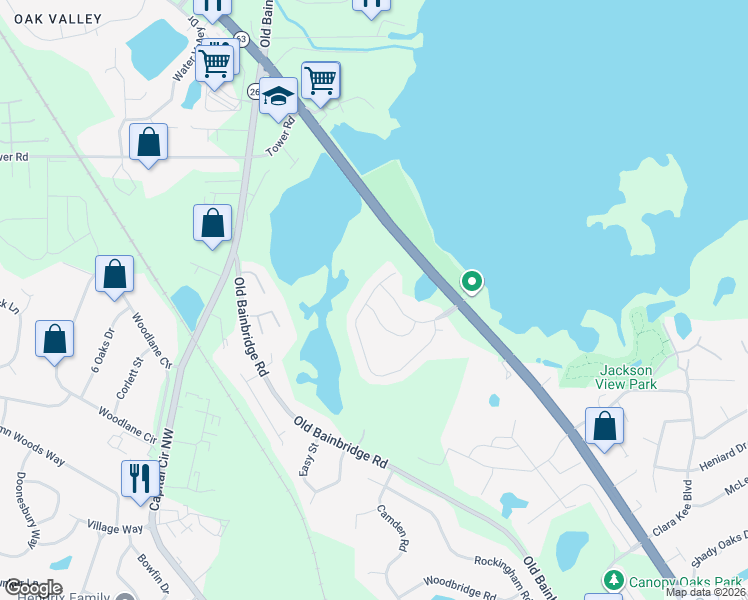 map of restaurants, bars, coffee shops, grocery stores, and more near 4291 Cool Emerald Drive in Tallahassee