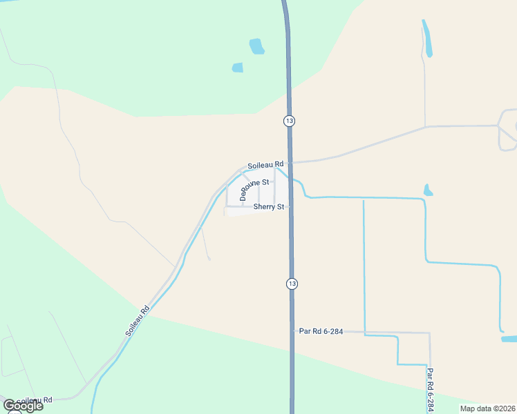 map of restaurants, bars, coffee shops, grocery stores, and more near Sherry Street in St. Landry Parish
