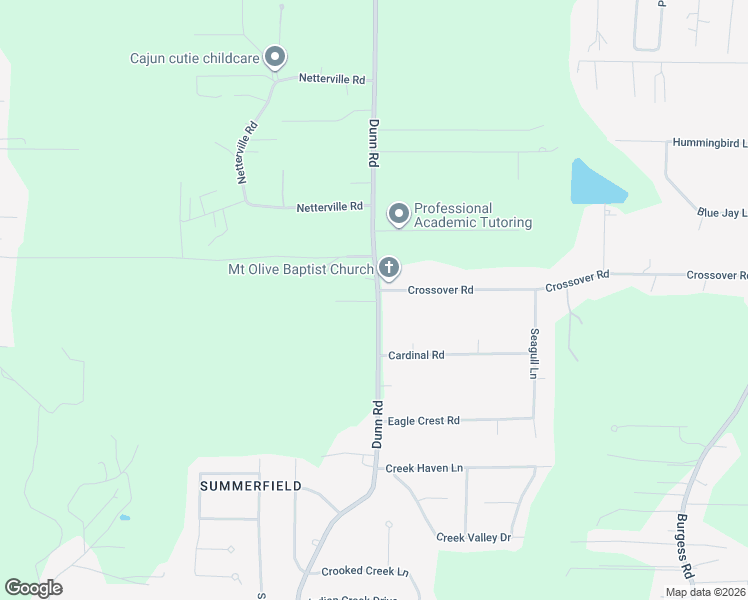 map of restaurants, bars, coffee shops, grocery stores, and more near 31414 Dunn Road in Denham Springs