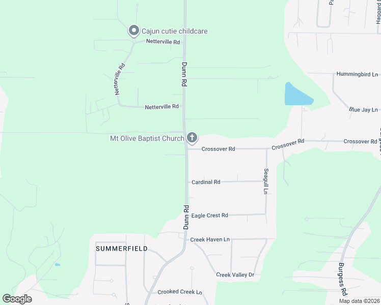 map of restaurants, bars, coffee shops, grocery stores, and more near 31414 Dunn Road in Denham Springs