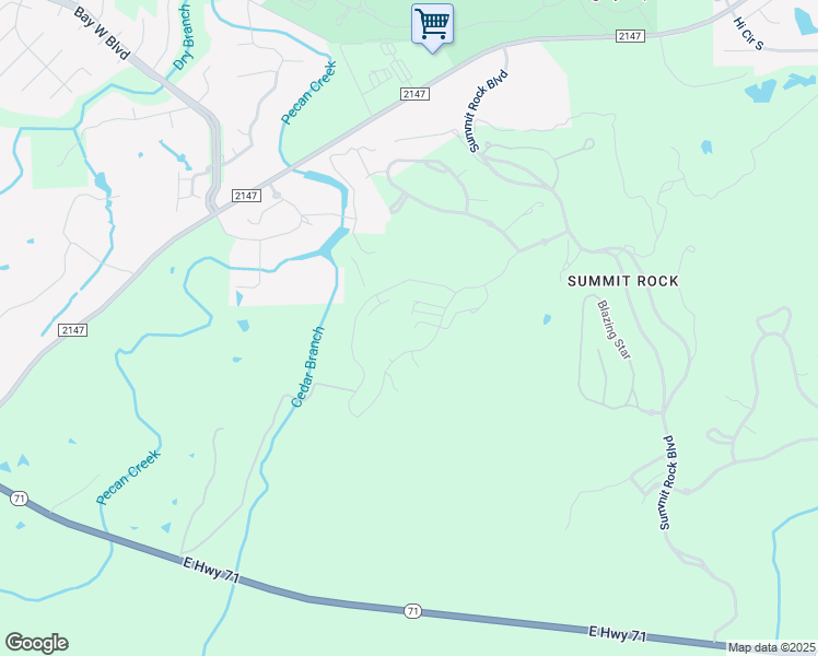 map of restaurants, bars, coffee shops, grocery stores, and more near 114 Delfino Place in Horseshoe Bay