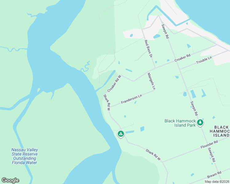 map of restaurants, bars, coffee shops, grocery stores, and more near 16215 Shark Road West in Jacksonville