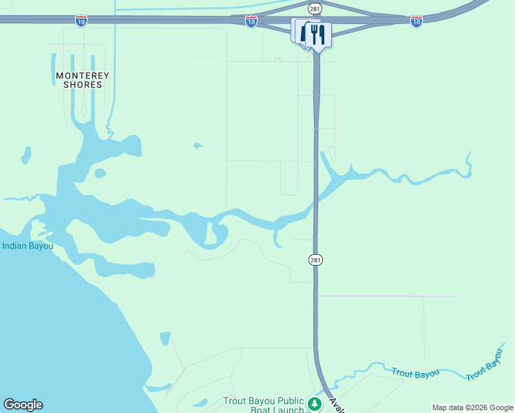 map of restaurants, bars, coffee shops, grocery stores, and more near 5692 Tarpon Court in Milton