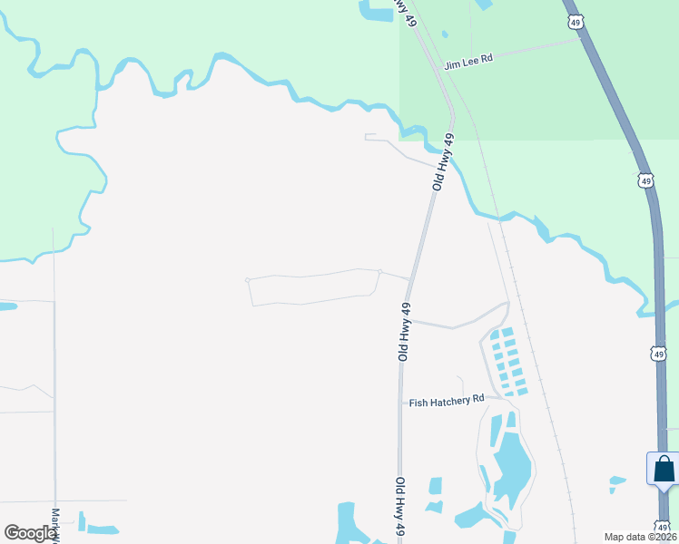 map of restaurants, bars, coffee shops, grocery stores, and more near 16249 Old Highway 49 in Gulfport