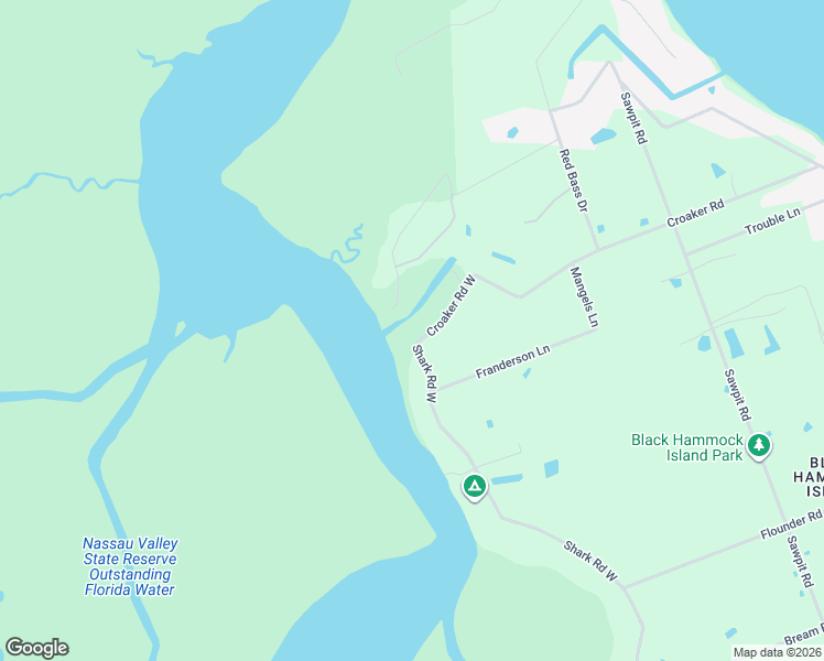 map of restaurants, bars, coffee shops, grocery stores, and more near 16215 Shark Road West in Jacksonville