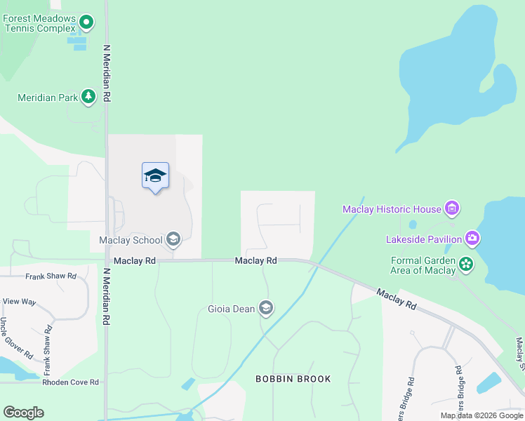 map of restaurants, bars, coffee shops, grocery stores, and more near 3735 Ravine Drive in Tallahassee