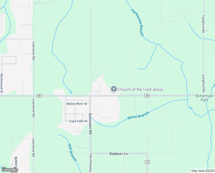 map of restaurants, bars, coffee shops, grocery stores, and more near 11649 County Road 48 in Fairhope