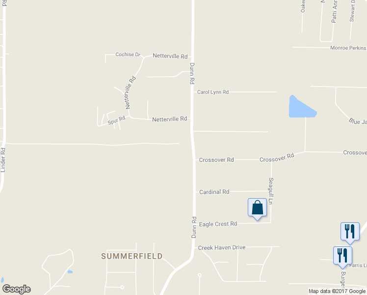 map of restaurants, bars, coffee shops, grocery stores, and more near 31391 Dunn Road in Denham Springs