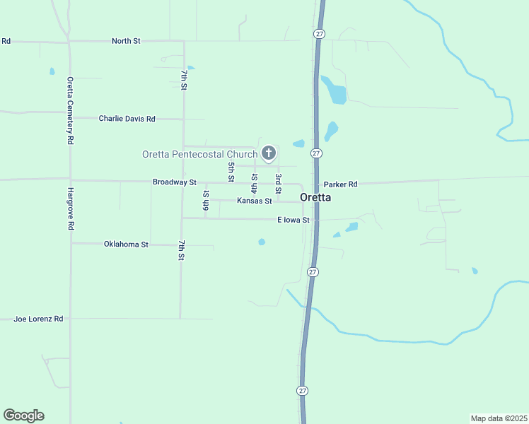 map of restaurants, bars, coffee shops, grocery stores, and more near Kansas Street in Singer