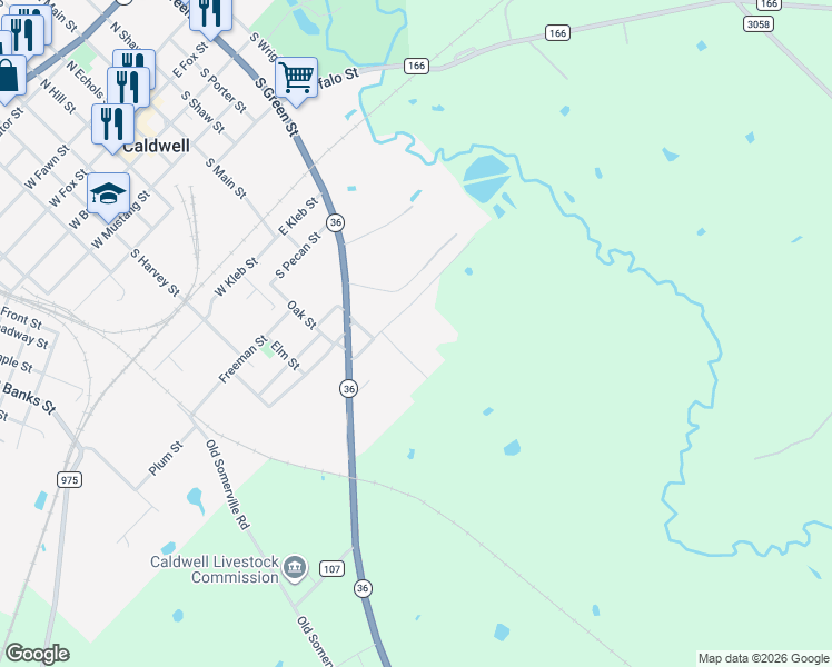 map of restaurants, bars, coffee shops, grocery stores, and more near 302 East Martin Luther King Drive in Caldwell