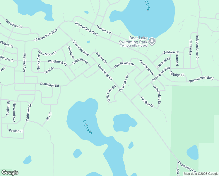 map of restaurants, bars, coffee shops, grocery stores, and more near Cloverleaf Court in Chipley