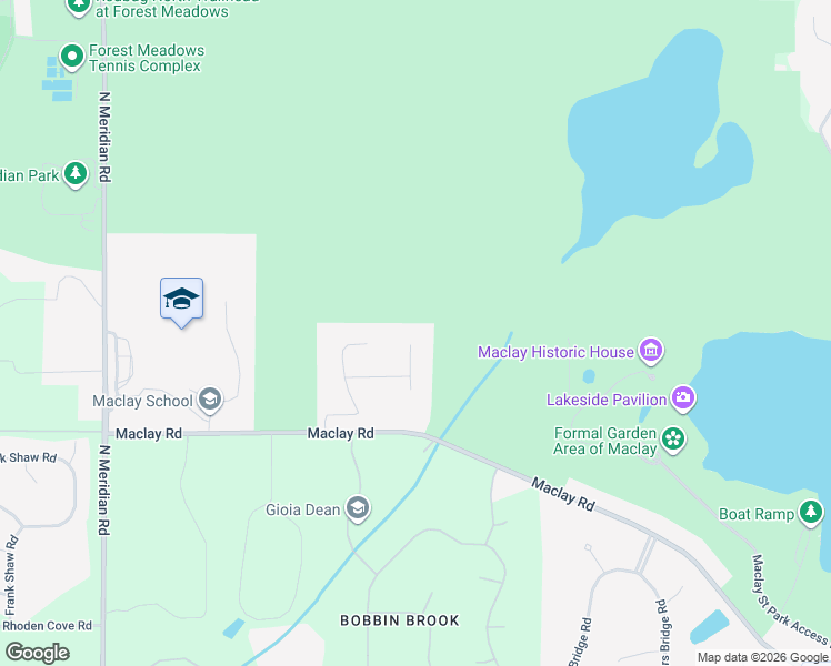 map of restaurants, bars, coffee shops, grocery stores, and more near 3736 Sulton Court in Tallahassee
