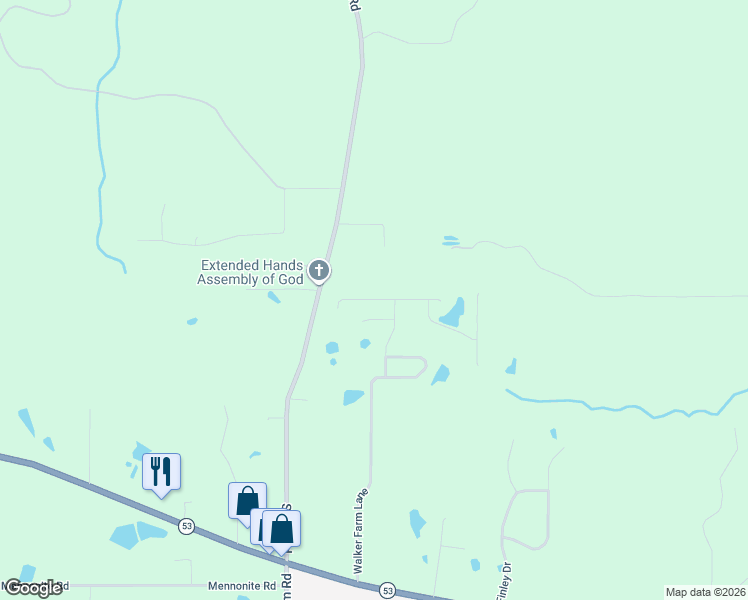 map of restaurants, bars, coffee shops, grocery stores, and more near 19515 Morris Pond Road in Gulfport