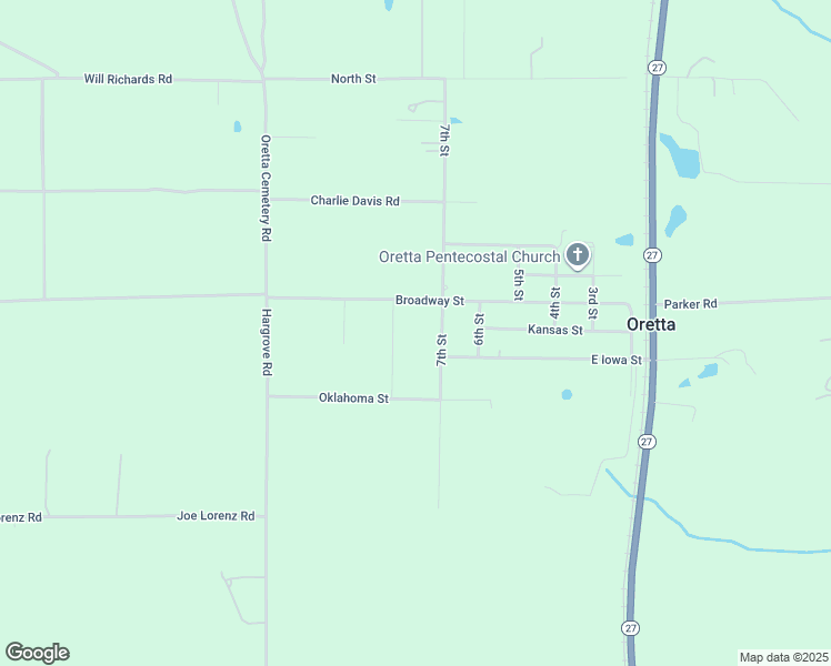 map of restaurants, bars, coffee shops, grocery stores, and more near 287 Oklahoma Street in Singer