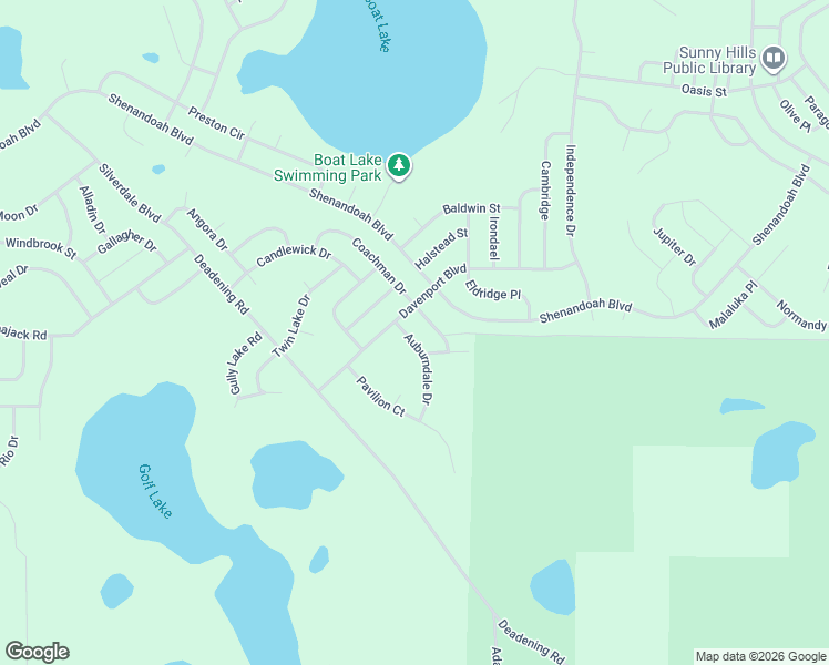 map of restaurants, bars, coffee shops, grocery stores, and more near 4211 Auburndale Drive in Chipley