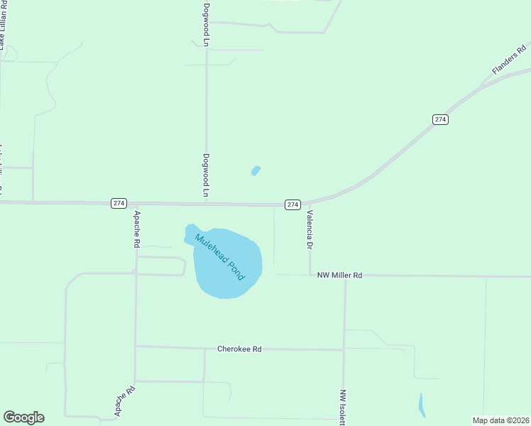 map of restaurants, bars, coffee shops, grocery stores, and more near 2905 County Road 274 in Altha