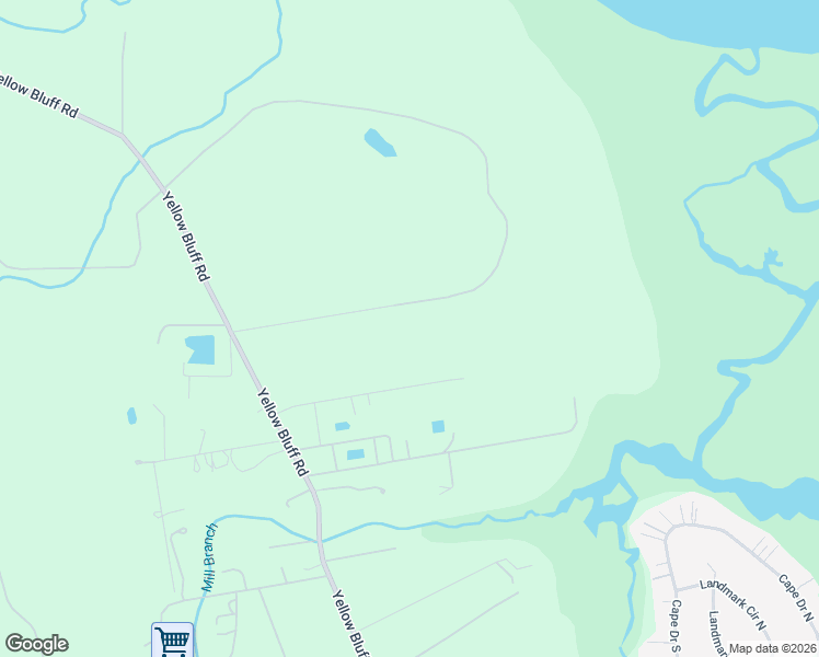map of restaurants, bars, coffee shops, grocery stores, and more near 2260 Ed Johnson Drive in Jacksonville