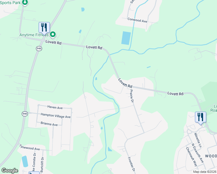 map of restaurants, bars, coffee shops, grocery stores, and more near 12633 Mustang Avenue in Baton Rouge