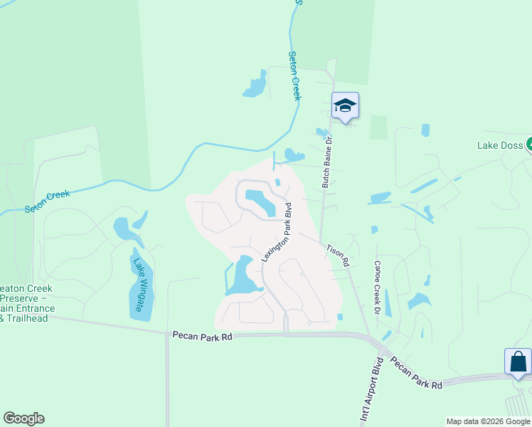 map of restaurants, bars, coffee shops, grocery stores, and more near 15792 Lexington Park Boulevard in Jacksonville