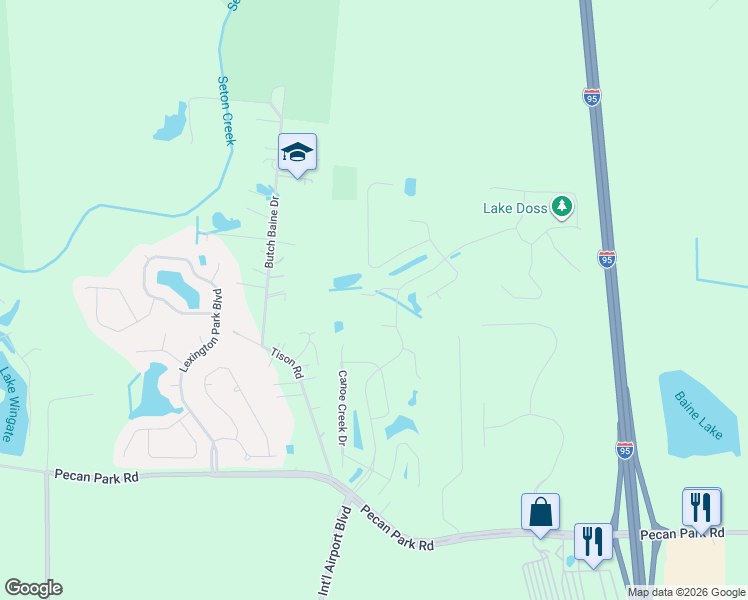 map of restaurants, bars, coffee shops, grocery stores, and more near 1022 Mayfair Creek Court in Jacksonville