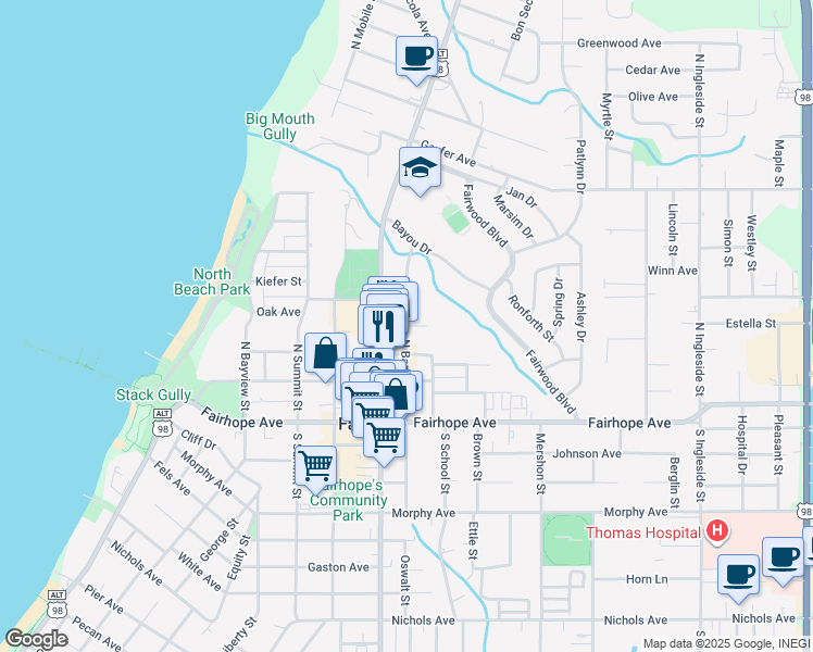 North Bancroft Street, Fairhope AL Walk Score