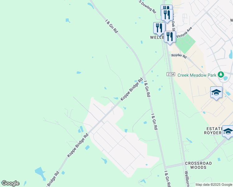 map of restaurants, bars, coffee shops, grocery stores, and more near 15050 Redman Lane in College Station