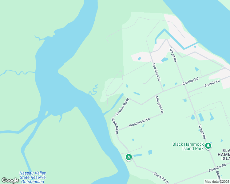 map of restaurants, bars, coffee shops, grocery stores, and more near 16110 Baker Lane South in Jacksonville