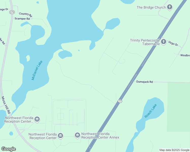 map of restaurants, bars, coffee shops, grocery stores, and more near 4196 Sunrise Trail in Chipley