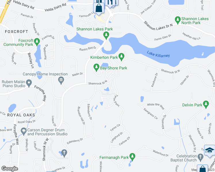 map of restaurants, bars, coffee shops, grocery stores, and more near 3028 Ironwood Drive in Tallahassee