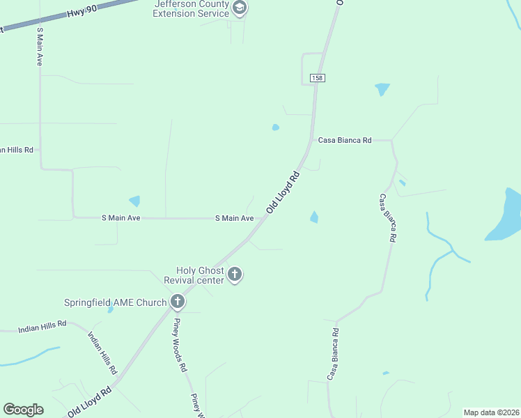 map of restaurants, bars, coffee shops, grocery stores, and more near 1439 Sunny Drive in Monticello