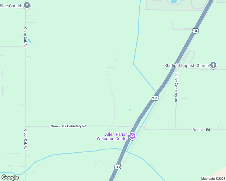 map of restaurants, bars, coffee shops, grocery stores, and more near 364 Green Oak Cemetery Road in Kinder