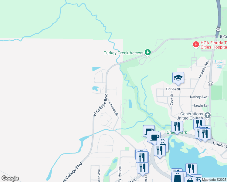 map of restaurants, bars, coffee shops, grocery stores, and more near 23 Trevor Drive in Valparaiso