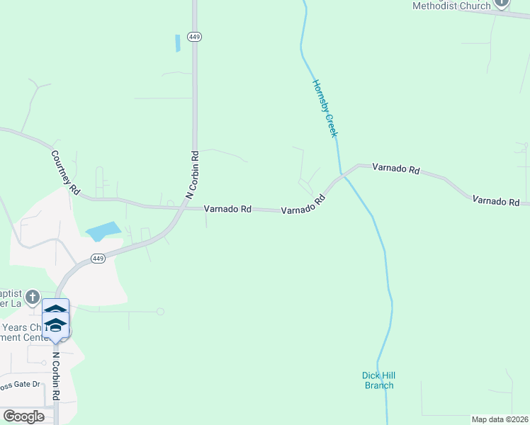 map of restaurants, bars, coffee shops, grocery stores, and more near 15670 Varnado Road in Walker