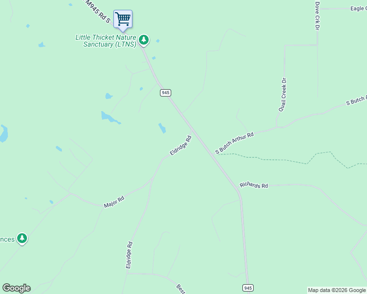 map of restaurants, bars, coffee shops, grocery stores, and more near Eldridge Road in Cleveland