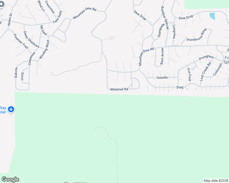 map of restaurants, bars, coffee shops, grocery stores, and more near 1612 Whitetail Road in Horseshoe Bay