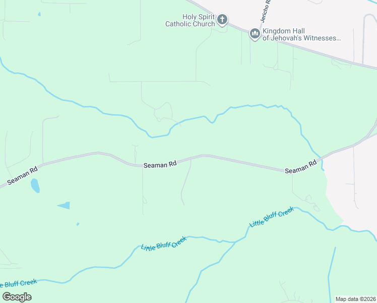 map of restaurants, bars, coffee shops, grocery stores, and more near 13125 Seaman Road in Vancleave