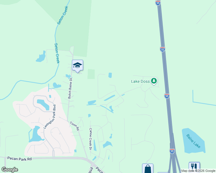 map of restaurants, bars, coffee shops, grocery stores, and more near 15878 Twin Creek Drive in Jacksonville