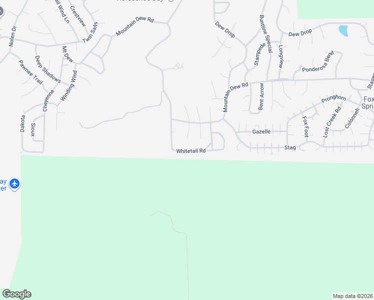map of restaurants, bars, coffee shops, grocery stores, and more near 1612 Whitetail Road in Horseshoe Bay
