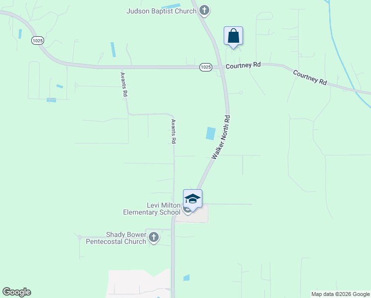 map of restaurants, bars, coffee shops, grocery stores, and more near 31811 Avants Road in Walker