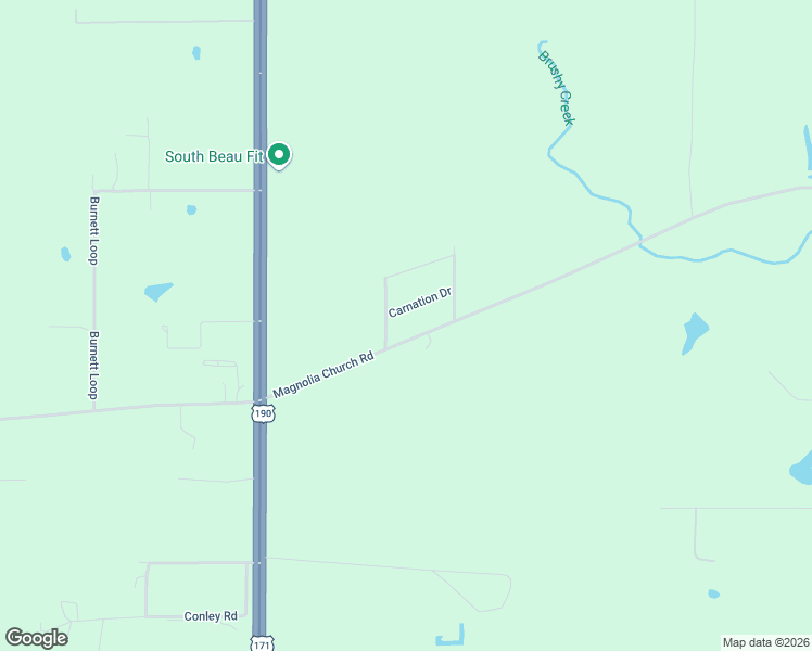 map of restaurants, bars, coffee shops, grocery stores, and more near 313 Magnolia Street in Longville