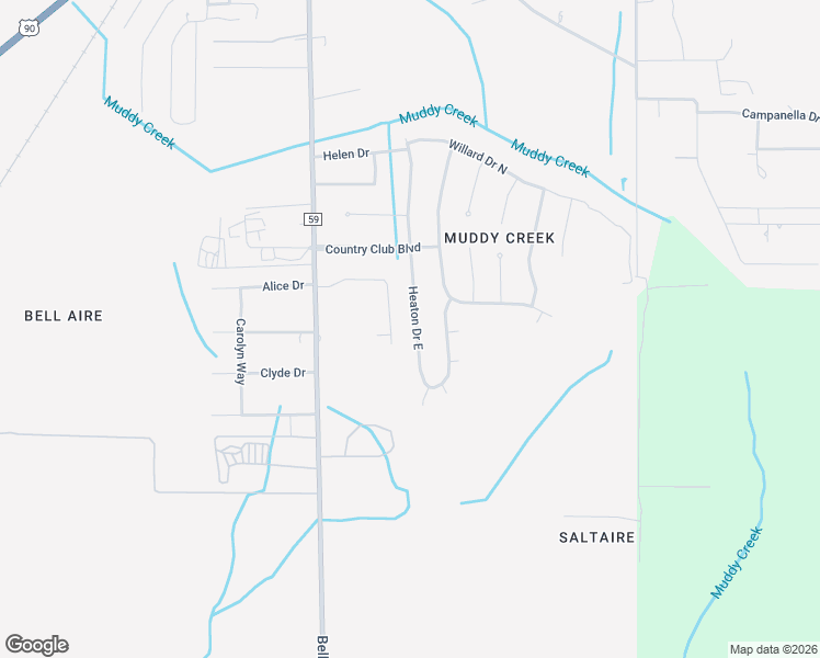 map of restaurants, bars, coffee shops, grocery stores, and more near 7770 Heaton Dr in Theodore