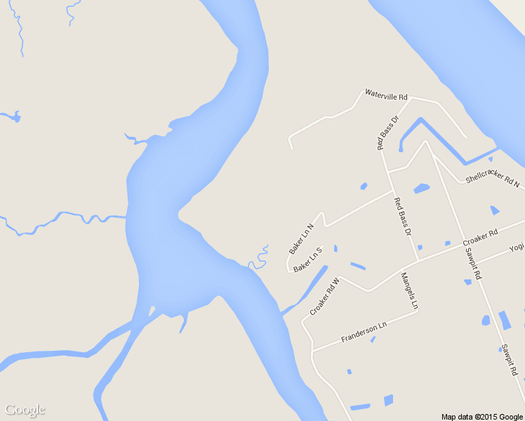 map of restaurants, bars, coffee shops, grocery stores, and more near 16221 Baker Lane North in Jacksonville