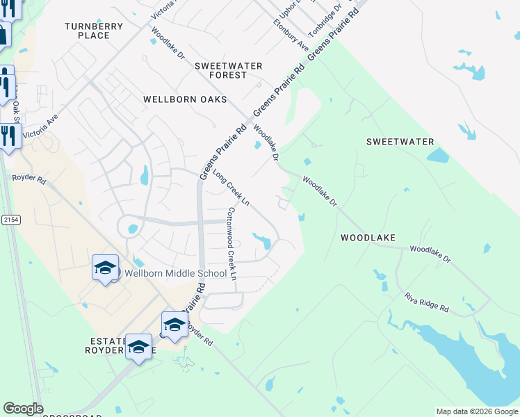 map of restaurants, bars, coffee shops, grocery stores, and more near 3700 Citation Circle in College Station