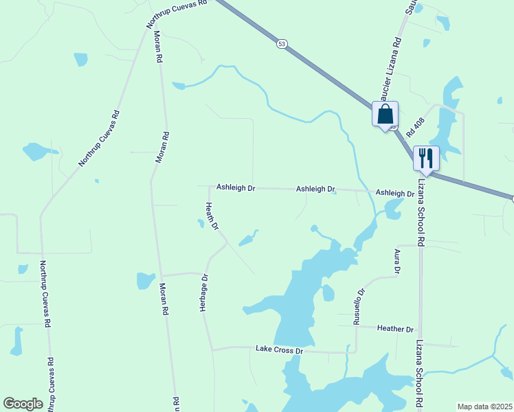 map of restaurants, bars, coffee shops, grocery stores, and more near 24129 Ashleigh Dr in Gulfport