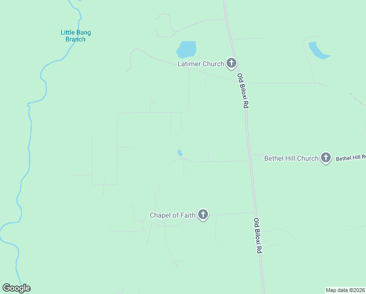 map of restaurants, bars, coffee shops, grocery stores, and more near 15608 Stanley Road in Ocean Springs