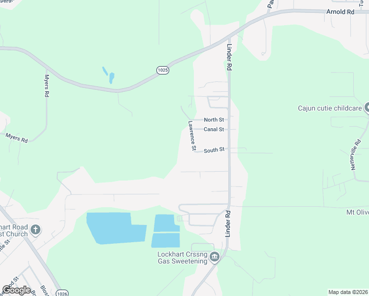 map of restaurants, bars, coffee shops, grocery stores, and more near 31833 Lawrence Street in Denham Springs