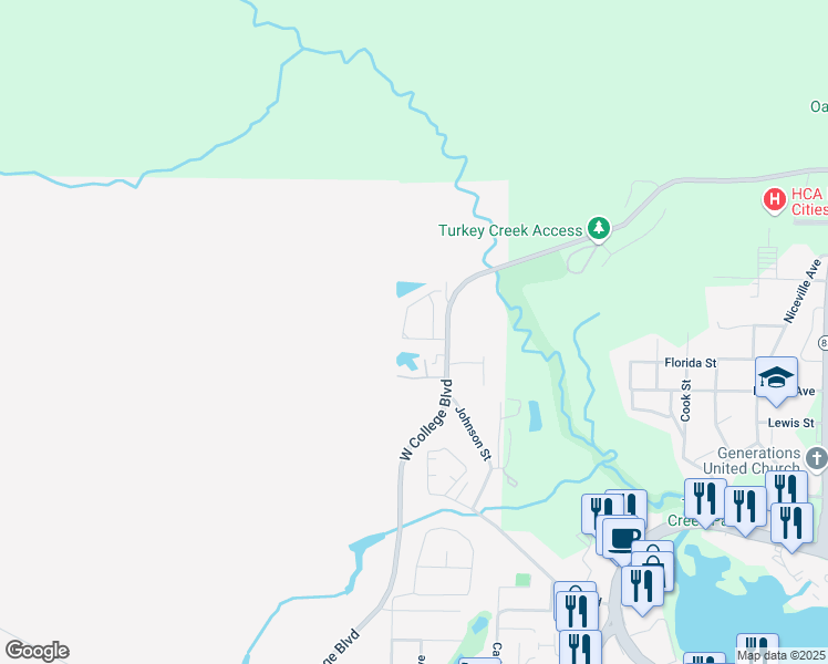 map of restaurants, bars, coffee shops, grocery stores, and more near 20 Kelly Way in Valparaiso