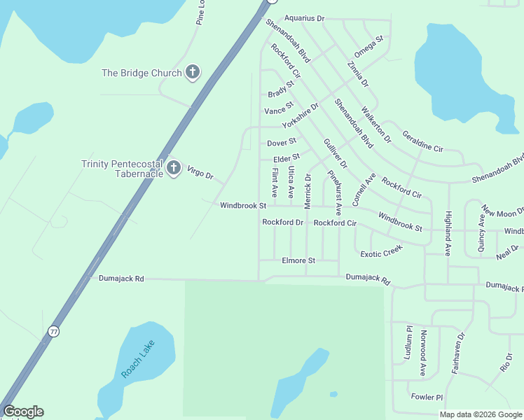 map of restaurants, bars, coffee shops, grocery stores, and more near 2415 Windbrook Street in Chipley