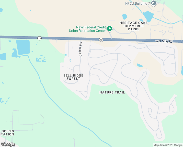 map of restaurants, bars, coffee shops, grocery stores, and more near 5928 Dahoon Drive in Pensacola