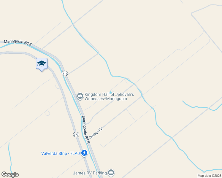 map of restaurants, bars, coffee shops, grocery stores, and more near Prestonback Lane in Ramah